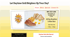 Desktop Screenshot of daytimegrill.com